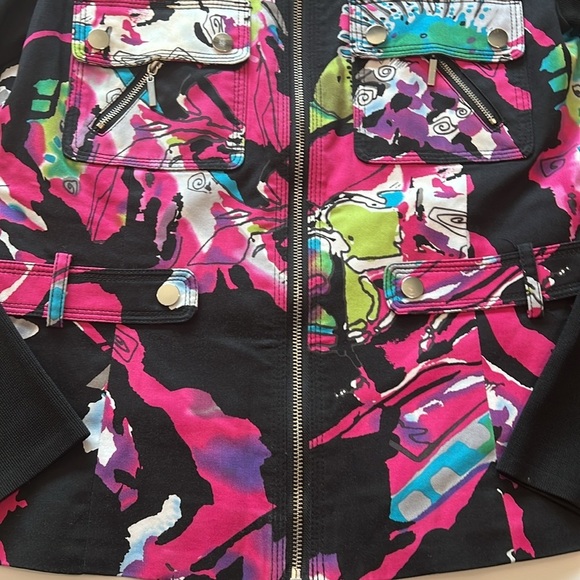 Peter Nygard - no size, stretch retro jacket/bomber - Picture 5 of 10